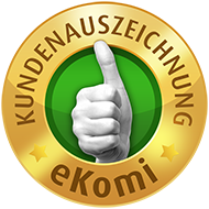 Seal of Trust, Customer Award, eKomi